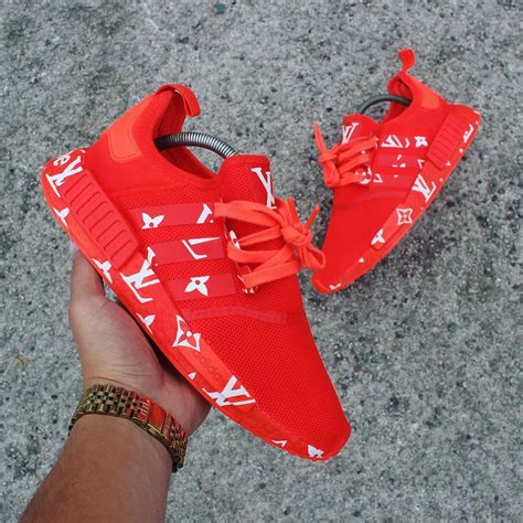 red louis vuitton adidas|louis vuitton sneakers men's.